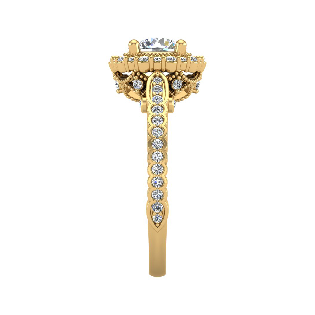 Nina Halo Engagement Ring